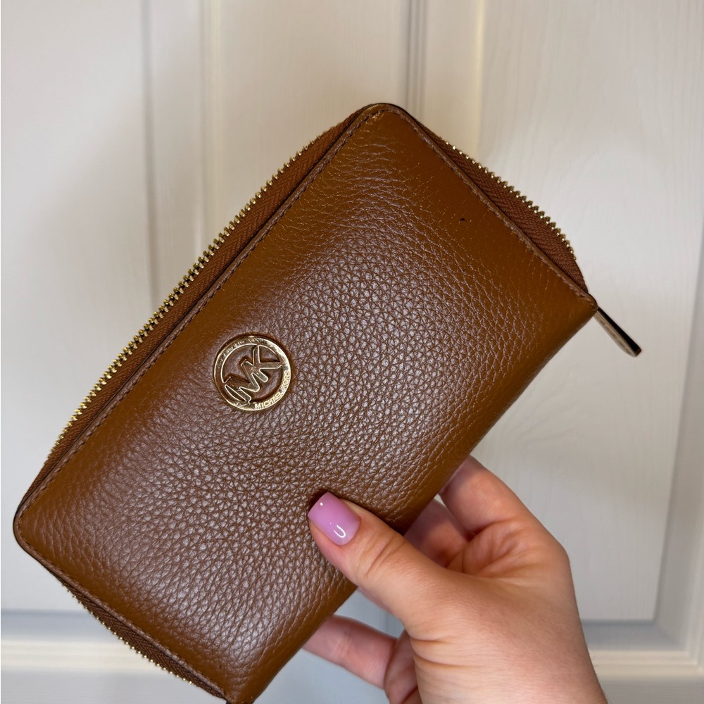 Michael Kors Brown Leather Wallet